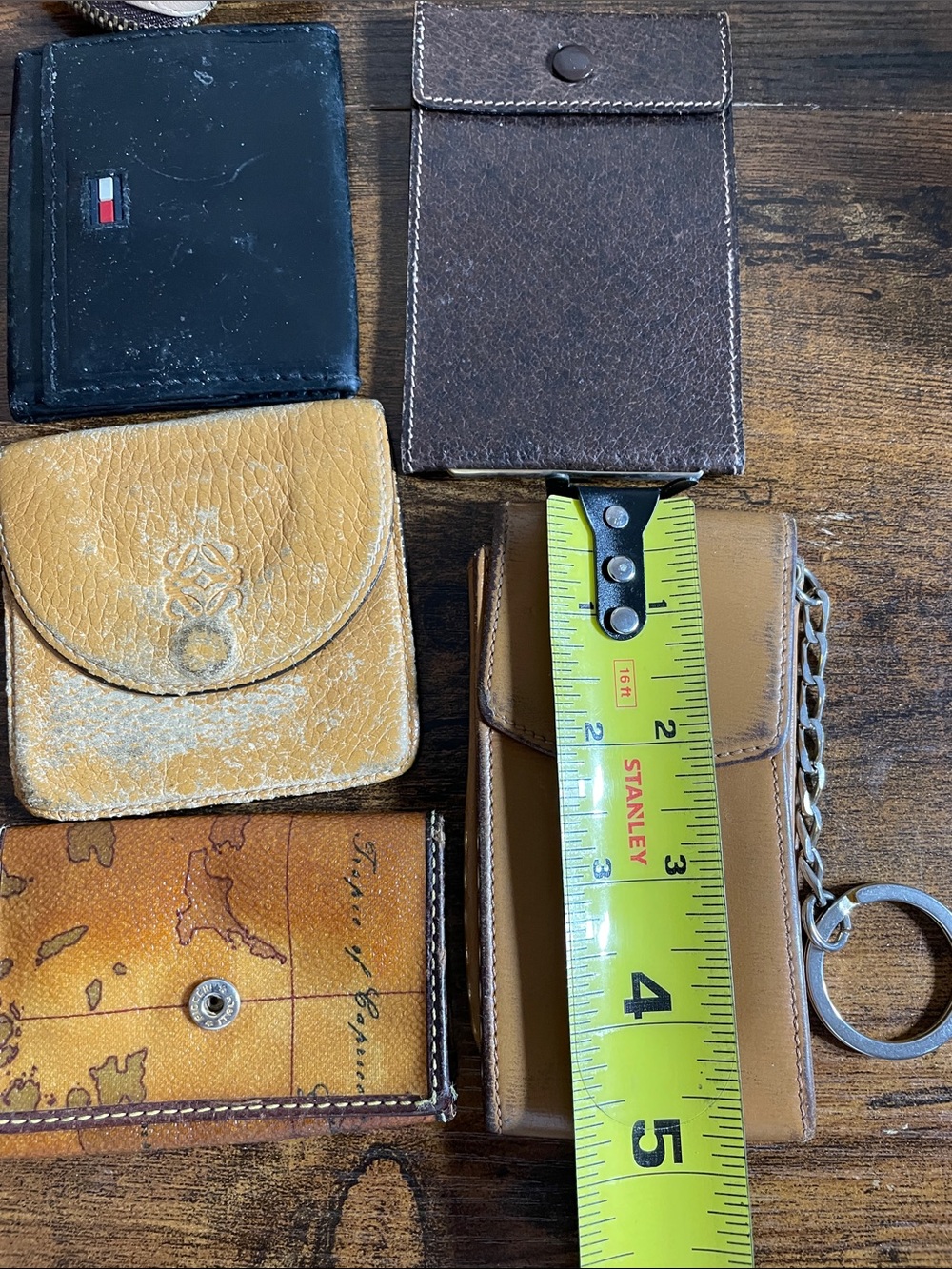Stanley Assorted Small Wallet & Pouch Set in Red, Brown, Black, Tan, Gold - Picture 2 of 10